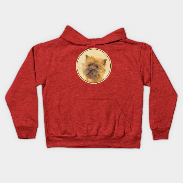 Cairn Terrier Kids Hoodie by Alpen Designs